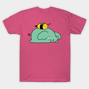 Sleepy Bee and Elephant T-Shirt